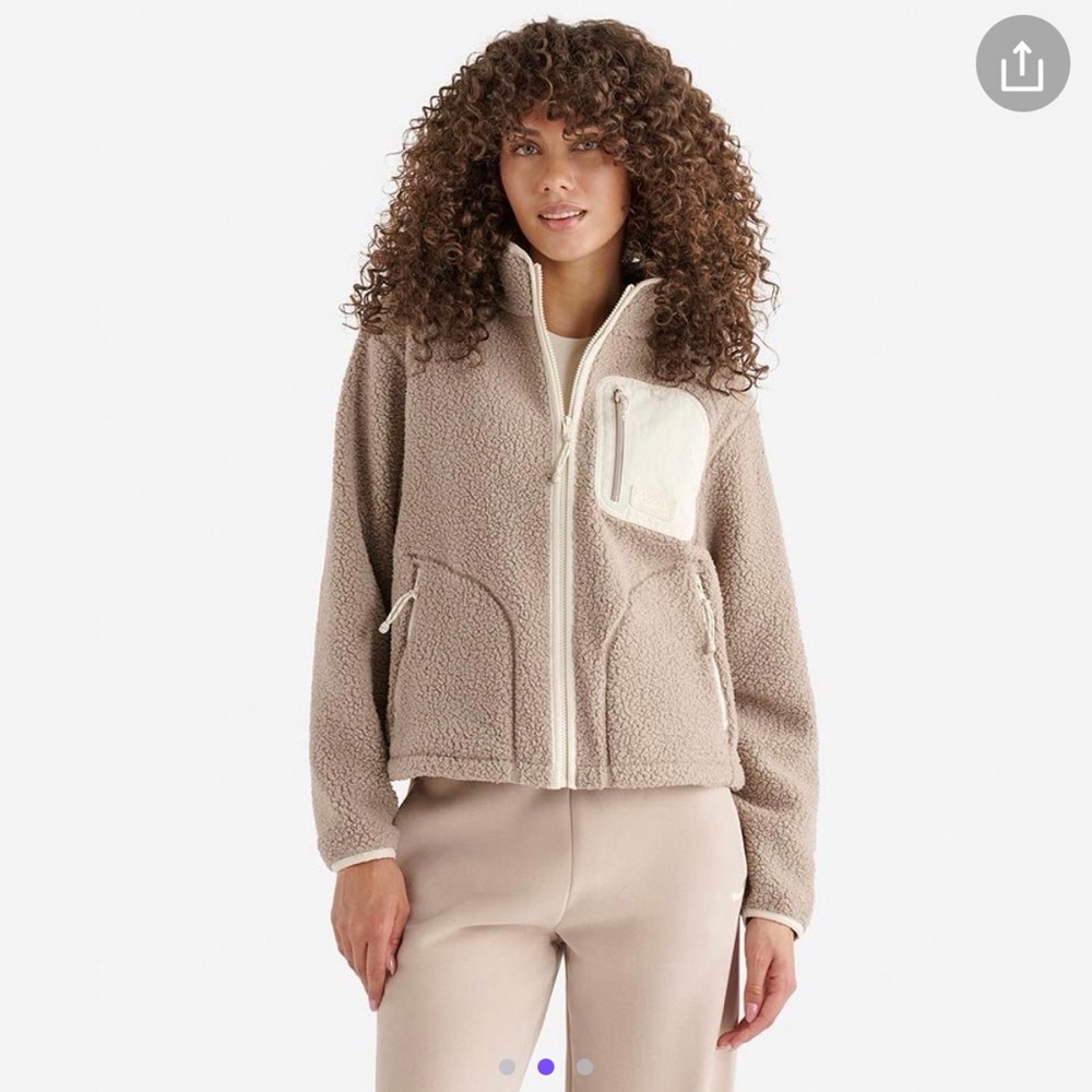 Roots Canada Alta shearling fleece Sherpa Jacket